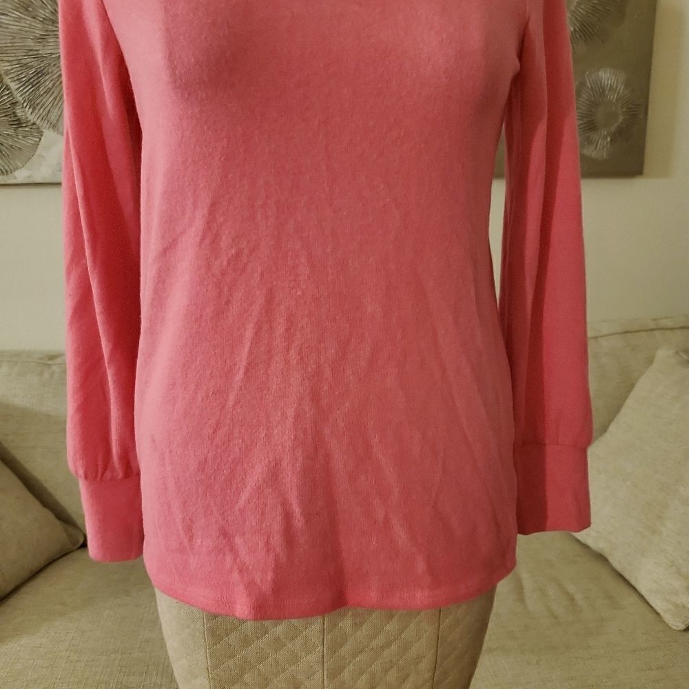 Gibson Cozy Fleece Convertible Neck Sweatshirt - Picture 5 of 9
